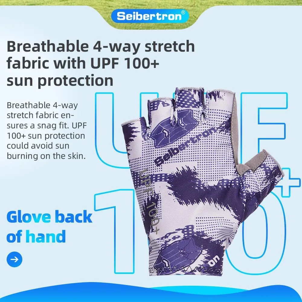 Seibertron S.P.S.G-1 UPF100  Sun/UV Protection Touchscreen Adult & Youth Glove