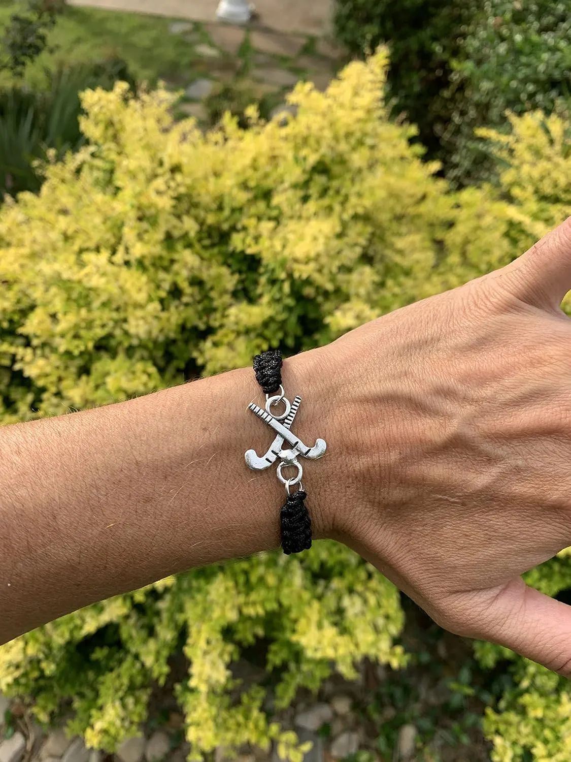 Sportybella Field Hockey Charm Bracelet - Adjustable for Girls With Stick Charm, Jewelry Gifts for Players, Teams & Coaches, Friendship Bracelet