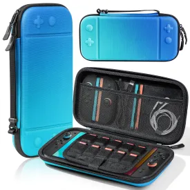 Switch 2 Carry Case Compatible with Nintendo Switch 2 Console,Large Capacity Switch 2 Case, Portable Hard Switch 2 Travel Bag for Console & Accessories, 10 Game Card Slots (Blue Gradient)
