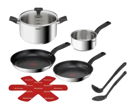 Tefal Delicious Stainless Steel 8pc Mixed Set