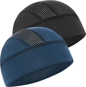 vidsel Skull Cap Cooling Helmet Liner Beanie Breathable Mesh Sweat Wicking Cycling Running Hat for Men Women