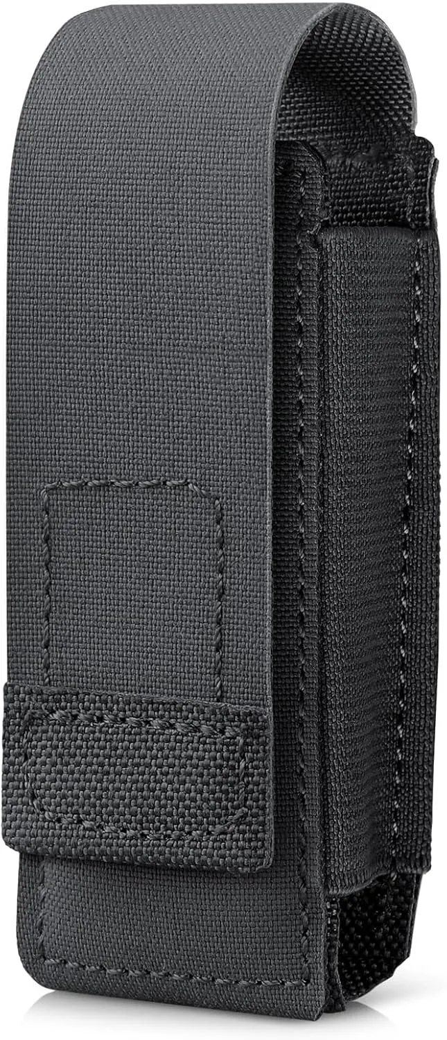 WYNEX OC Pepper Spray Holster Pouch, Small MOLLE Flashlight Holder Tactical Multitool Mag Accessories Pouch for Duty Belt
